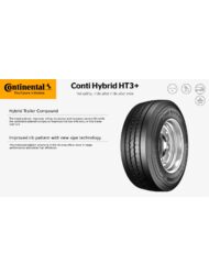 435/50 R19.5 CONTINENTAL HYBRID HT3+ 160J  (B,C,73)